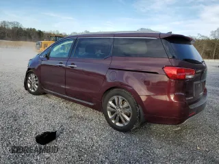 2016 Kia Sedona SX-L with VIN KNDME5C18G6145637, listed as a Copart auction lot 46602575 with 158,177 mi miles and Salvage Title. Bid and sale history available at carsss.com. Image 2.