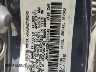 2010 Toyota Corolla с VIN 1NXBU4EE0AZ338948, выставлен на аукционе Copart как лот 60233315 с пробегом 203 814 миль миль и Списание • Salvage title. История ставок и продаж доступна на DreamBid. Изображение 12.