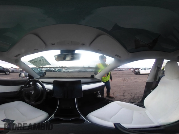 2018 Tesla Model 3 Long Range Battery with VIN 5YJ3E1EB9JF097118, listed as a IAAI auction lot 41619510 with 64,132 mi miles and . Bid and sale history available at DreamBid. Image 22.