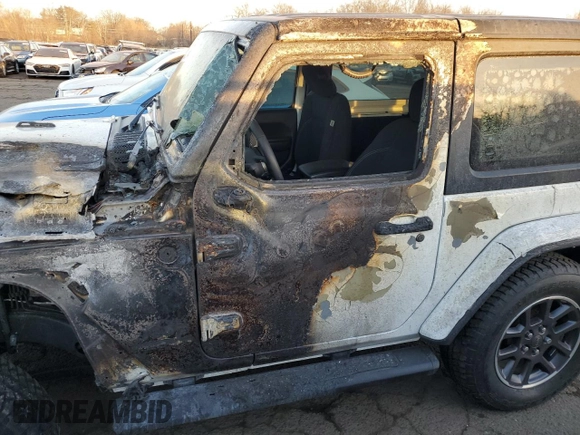 2021 Jeep Wrangler Sport S with VIN 1C4GJXAN6MW741870, listed as a Copart auction lot 42607065 with Not Provided miles and Salvage Title. Bid and sale history available at DreamBid. Image 7.