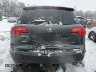 2008 Acura MDX Tech Pkg with VIN 2HNYD28388H509806, listed as a Copart auction lot 45013295 with 255,157 mi miles and Salvage Title. Bid and sale history available at carsss.com. Image 6.