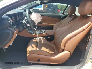 2018 Mercedes-Benz E 400 with VIN WDD1J6FB2JF020039, listed as a Copart auction lot 52329585 with 62,303 mi miles and Salvage Title. Bid and sale history available at DreamBid. Image 7.