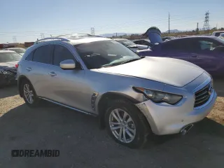 2012 Infiniti FX with VIN JN8AS1MUXCM120858, listed as a Copart auction lot 44002925 with 133,114 mi miles and Salvage title. Bid and sale history available at DreamBid. Image 4.