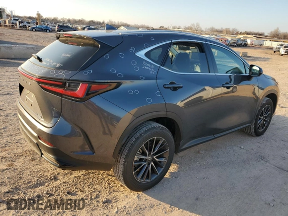 2024 Lexus NX with VIN 2T2GGCEZ3RC052661, listed as a Copart auction lot 86566104 with 10,825 mi miles and Salvage Title. Bid and sale history available at carsss.com. Image 3.