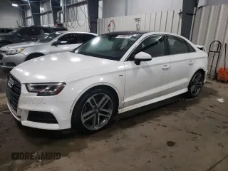 2018 Audi A3 Sedan Premium Plus with VIN WAUJ8GFF9J1069070, listed as a Copart auction lot 41606874 with 43,063 mi miles. Bid and sale history available at carsss.com. Image 1.