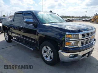 2015 Chevrolet Silverado 1500 LTZ with VIN 3GCUKSEC6FG509654, listed as a IAAI auction lot 41487480 with 179,541 mi miles. Bid and sale history available at carsss.com. Image 1.