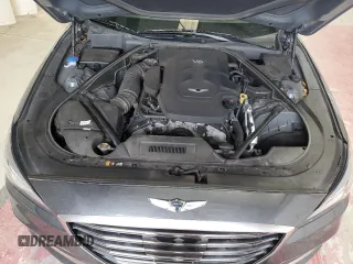 2018 Genesis G80 3.8L with VIN KMHGN4JE5JU260773, listed as a Copart auction lot 73008914 with 44,306 mi miles and Salvage Title. Bid and sale history available at carsss.com. Image 11.