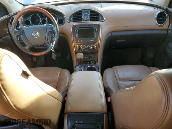 2013 Buick Enclave Premium with VIN 5GAKRDKD2DJ158508, listed as a Copart auction lot 84813194 with Not Provided miles and Salvage Title. Bid and sale history available at DreamBid. Image 8.