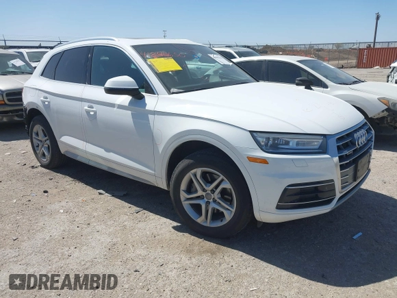 2019 Audi Q5 Premium with VIN WA1ANAFY0K2022137, listed as a IAAI auction lot 41840650 with 88,863 mi miles and . Bid and sale history available at DreamBid. Image 1.