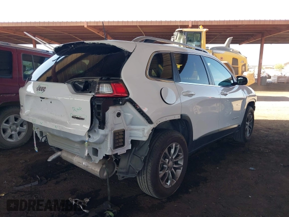 2019 Jeep Cherokee Latitude Plus with VIN 1C4PJMLB4KD441738, listed as a IAAI auction lot 42684317 with 50,480 mi miles and . Bid and sale history available at DreamBid. Image 4.