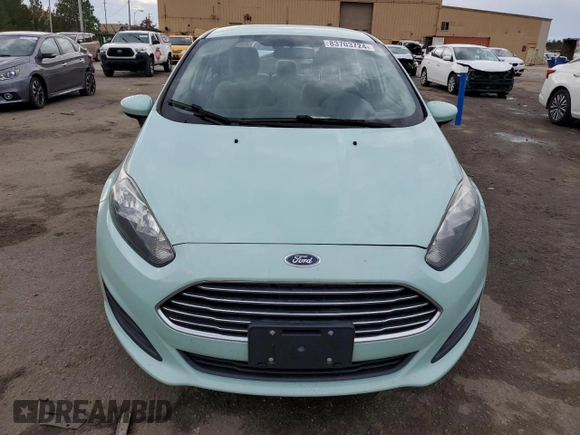 2017 Ford Fiesta SE with VIN 3FADP4BJ6HM134424, listed as a Copart auction lot 83703724 with Not Provided miles and Salvage Title. Bid and sale history available at DreamBid. Image 5.