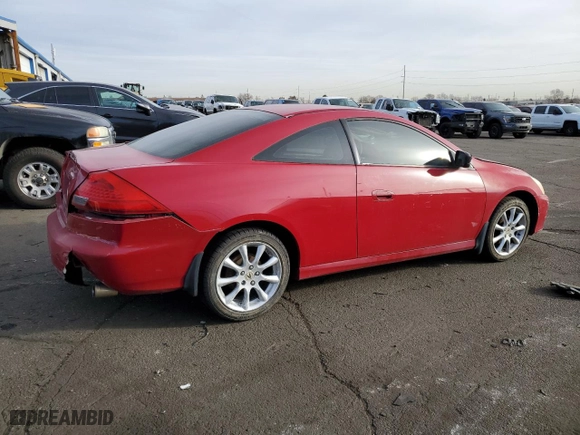 2007 Honda Accord Cpe LX with VIN 1HGCM72307A008915, listed as a Copart auction lot 47871365 with 232,072 mi miles and Salvage Title. Bid and sale history available at carsss.com. Image 3.
