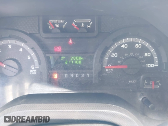 2010 Ford Econoline Cargo Commercial with VIN 1FTNE1EW8ADA91815, listed as a IAAI auction lot 42490962 with 217,100 mi miles and . Bid and sale history available at DreamBid. Image 7.