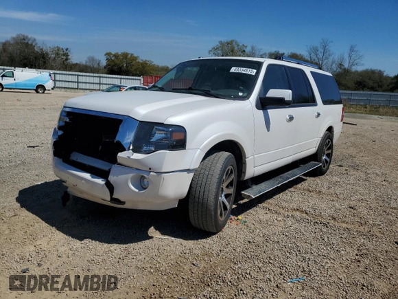 2014 Ford Expedition Max Limited with VIN 1FMJK1K57EEF42960, listed as a Copart auction lot 49334815 with 150,111 mi miles and Salvage title. Bid and sale history available at DreamBid. Image 1.