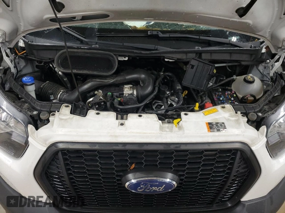 2021 Ford Transit Cargo with VIN 1FTBR1C89MKA71178, listed as a Copart auction lot 83775224 with 68,280 mi miles and Salvage Title. Bid and sale history available at DreamBid. Image 11.