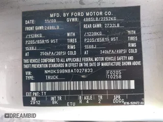 2010 Ford Transit Connect Wagon XLT with VIN NM0KS9BN8AT027833, listed as a IAAI auction lot 41735842 with 283,525 mi miles. Bid and sale history available at carsss.com. Image 9.