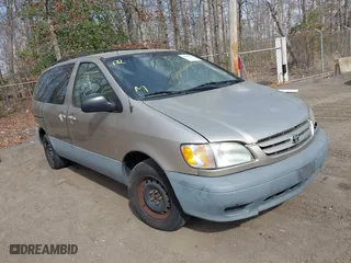 2003 Toyota Sienna LE with VIN 4T3ZF13CX3U545124, listed as a IAAI auction lot 41834593 with 1 mi miles. Bid and sale history available at carsss.com. Image 1.