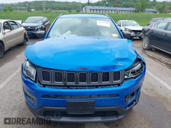 2021 Jeep Compass 80th Anniversary с VIN 3C4NJDEB4MT519257, выставлен на аукционе IAAI как лот 42173390 с пробегом 55 236 миль миль и . История ставок и продаж доступна на DreamBid. Изображение 12.