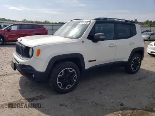 2015 Jeep Renegade Trailhawk z VIN ZACCJBCT4FPC47391, wystawiony jako Copart lot #65541215 z przebiegiem 167 866 mil mil oraz Szkoda całkowita • Salvage title. Historia ofert i sprzedaży dostępna na DreamBid. Obrazek 1.