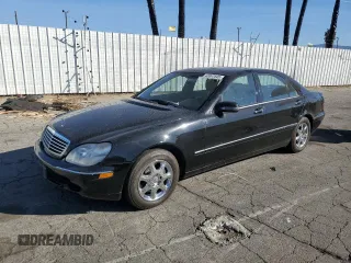 2000 Mercedes-Benz S-Class with VIN WDBNG70J2YA089576, listed as a Copart auction lot 42007845 with 158,714 mi miles and Salvage Title. Bid and sale history available at carsss.com. Image 1.