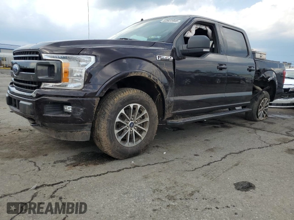 2019 Ford F-150 XL with VIN 1FTEW1EP4KFD32054, listed as a Copart auction lot 63622085 with 76,386 mi miles and Salvage title. Bid and sale history available at DreamBid. Image 1.