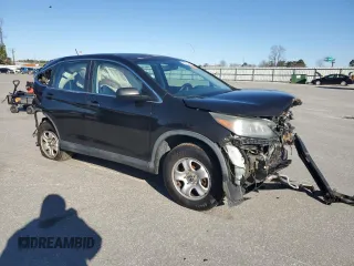 2014 Honda CR-V LX with VIN 5J6RM4H34EL034007, listed as a Copart auction lot 45872325 with 187,444 mi miles and Salvage Title. Bid and sale history available at DreamBid. Image 4.