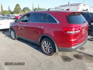 2017 Kia Sorento LX with VIN 5XYPG4A37HG220672, listed as a IAAI auction lot 41949310 with 196,269 mi miles. Bid and sale history available at carsss.com. Image 3.