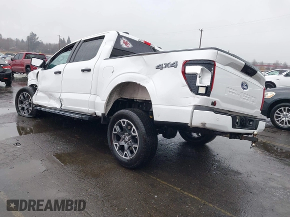 2024 Ford F-150 STX with VIN 1FTEW2LPXRKD23238, listed as a IAAI auction lot 41473645 with Not Provided miles and . Bid and sale history available at carsss.com. Image 3.