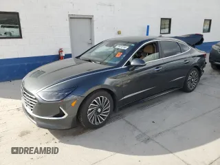 2021 Hyundai Sonata Hybrid Limited with VIN KMHL54JJ3MA023765, listed as a Copart auction lot 79574744 with 0 mi miles and Salvage Title. Bid and sale history available at carsss.com. Image 1.