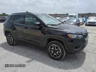 2024 Jeep Compass Trailhawk с VIN 3C4NJDDNXRT137107, выставлен на аукционе Copart как лот 62807515 с пробегом 29 695 миль миль и Чистый • Clean title. История ставок и продаж доступна на DreamBid. Изображение 4.
