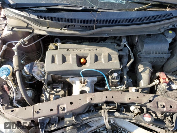 2012 Honda Civic EX with VIN 2HGFB2F81CH572435, listed as a Copart auction lot 52199805 with Not Provided miles and Salvage Title. Bid and sale history available at DreamBid. Image 7.