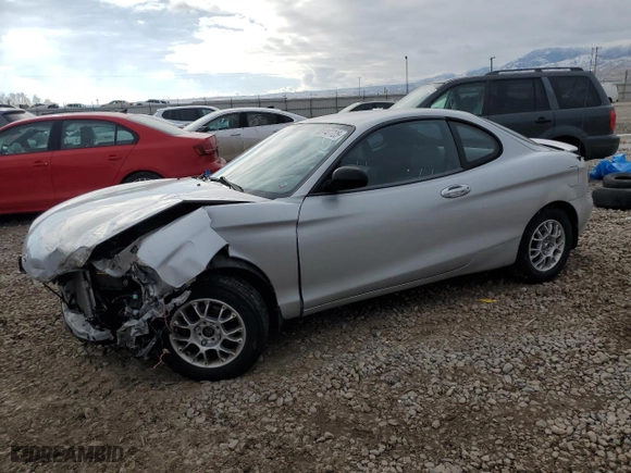 1999 Hyundai Tiburon with VIN KMHJG24F8XU126762, listed as a Copart auction lot 88747725 with 51,296 mi miles and Salvage Title. Bid and sale history available at carsss.com. Image 1.