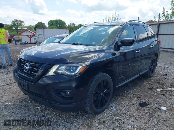 2018 Nissan Pathfinder SV with VIN 5N1DR2MM2JC655224, listed as a IAAI auction lot 42123716 with 101,654 mi miles and . Bid and sale history available at DreamBid. Image 17.