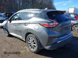 2017 Nissan Murano SL with VIN 5N1AZ2MH8HN100444, listed as a IAAI auction lot 41565075 with 83,520 mi miles and . Bid and sale history available at carsss.com. Image 3.