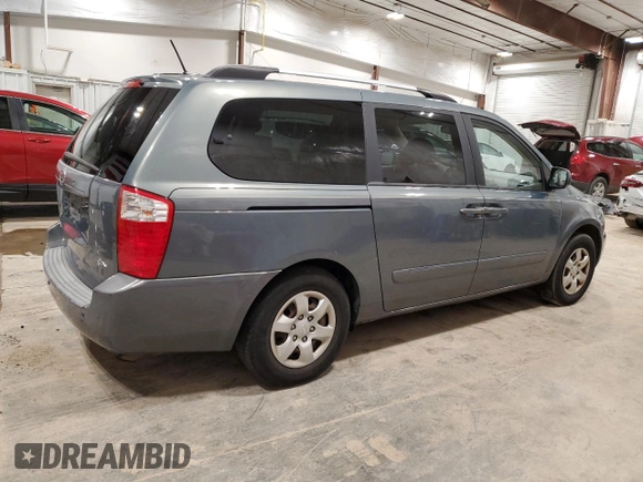 2009 Kia Sedona LX with VIN KNDMB233X96300720, listed as a Copart auction lot 52724825 with 134,502 mi miles and Clean Title. Bid and sale history available at carsss.com. Image 3.