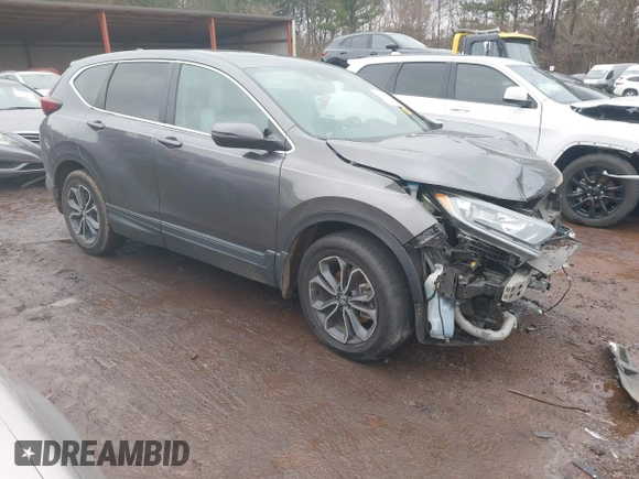2020 Honda CR-V EX-L with VIN 5J6RW1H8XLA020268, listed as a IAAI auction lot 42110740 with 79,507 mi miles and . Bid and sale history available at DreamBid. Image 1.