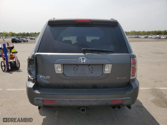 2008 Honda Pilot VP with VIN 5FNYF18248B050894, listed as a Copart auction lot 61406694 with 215,221 mi miles and Non Repairable. Bid and sale history available at carsss.com. Image 6.