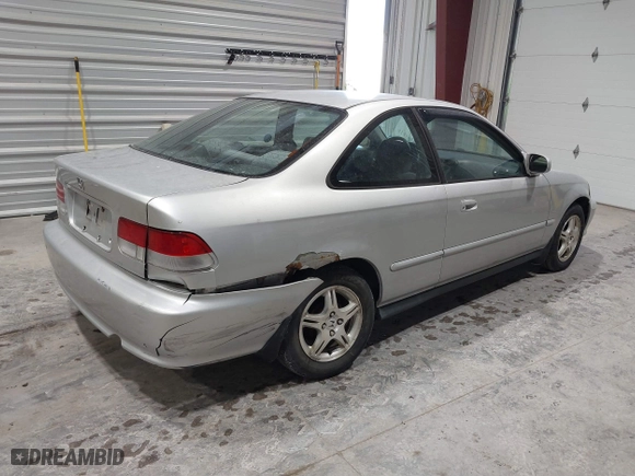 2000 Honda Civic EX with VIN 1HGEJ8142YL112989, listed as a IAAI auction lot 41469210 with 117,154 mi miles. Bid and sale history available at carsss.com. Image 4.