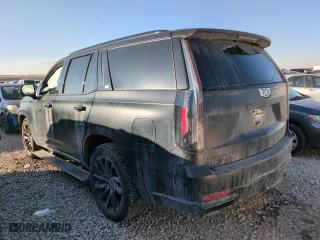 2023 Cadillac Escalade 4WD Sport Platinum with VIN 1GYS4GKLXPR286629, listed as a Copart auction lot 42982295 with 36,717 mi miles and Salvage Title. Bid and sale history available at carsss.com. Image 2.