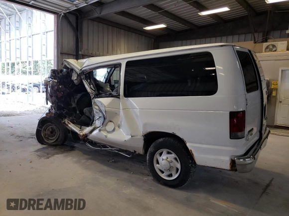 2008 Ford Econoline Passenger XL with VIN 1FBNE31L78DA50484, listed as a Copart auction lot 69711734 with Not Provided miles and Salvage Title. Bid and sale history available at carsss.com. Image 2.
