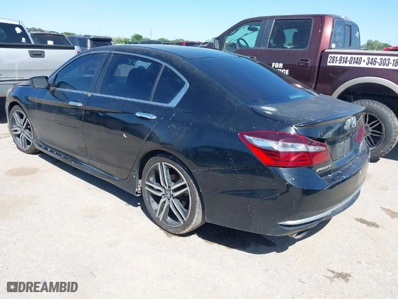 2017 Honda Accord Sedan Sport SE with VIN 1HGCR2F15HA106126, listed as a IAAI auction lot 41970564 with 171,297 mi miles. Bid and sale history available at carsss.com. Image 3.