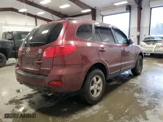 2009 Hyundai Santa Fe GLS with VIN 5NMSG13D79H284362, listed as a Copart auction lot 49079705 with 0 mi miles and Salvage Title. Bid and sale history available at carsss.com. Image 3.