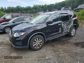 2017 Nissan Rogue S with VIN KNMAT2MVXHP609287, listed as a Copart auction lot 61553905 with 92,513 mi miles and Salvage title. Bid and sale history available at DreamBid. Image 1.