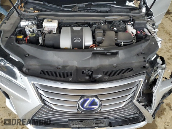2018 Lexus RX with VIN JTJDGKCA5J2001645, listed as a Copart auction lot 43565565 with 72,617 mi miles and Salvage Title. Bid and sale history available at carsss.com. Image 12.