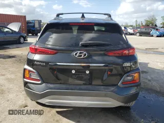 2021 Hyundai Kona Ultimate with VIN KM8K53A5XMU728876, listed as a Copart auction lot 78935024 with 36,198 mi miles and Salvage Title. Bid and sale history available at carsss.com. Image 6.
