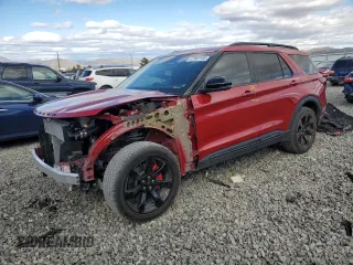 2023 Ford Explorer ST z VIN 1FM5K8GC2PGB04355, wystawiony jako Copart lot #47661185 z przebiegiem 17 987 mil mil oraz Szkoda całkowita • Salvage title. Historia ofert i sprzedaży dostępna na DreamBid. Obrazek 1.