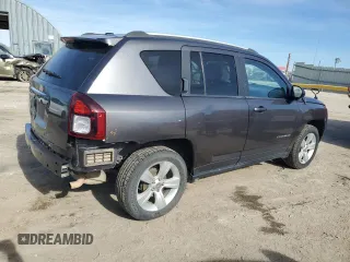 2017 Jeep Compass Sport with VIN 1C4NJCBA1HD147734, listed as a Copart auction lot 81370474 with 130,906 mi miles and Salvage Title. Bid and sale history available at carsss.com. Image 3.