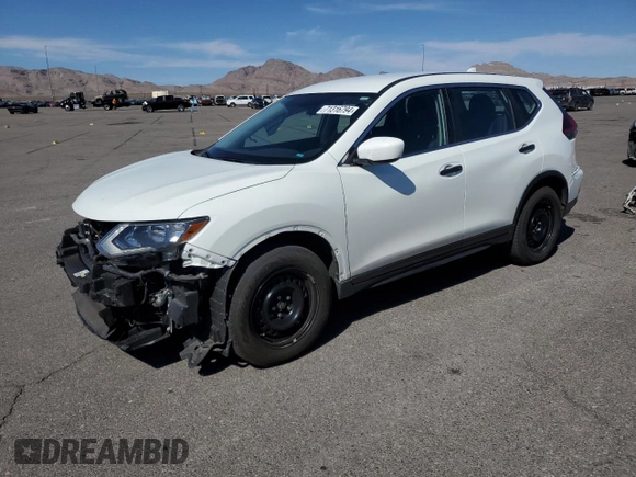 2018 Nissan Rogue SV with VIN KNMAT2MT2JP528174, listed as a Copart auction lot 71316794 with 50,883 mi miles and Salvage Title. Bid and sale history available at carsss.com. Image 1.