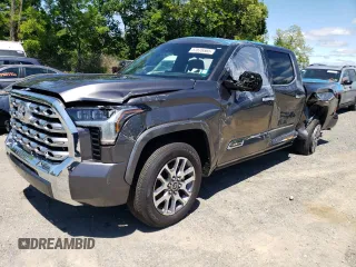 2022 Toyota Tundra 1794 Edition with VIN 5TFMA5DBXNX051060, listed as a Copart auction lot 57878565 with 27,635 mi miles and Salvage title. Bid and sale history available at DreamBid. Image 1.