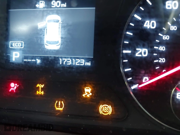 2019 Kia Sorento LX with VIN 5XYPGDA33KG529370, listed as a IAAI auction lot 41667904 with 173,123 mi miles. Bid and sale history available at carsss.com. Image 15.